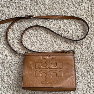 Tory Burch Tan Leather Crossbody Bag